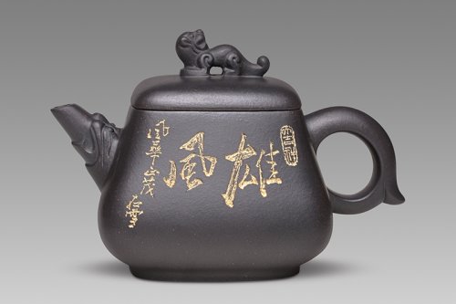 束旦生紫砂壶 雄风壶 