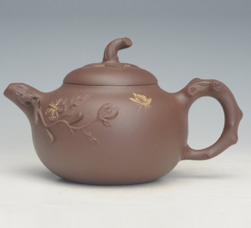 单芳娣紫砂壶 蝶恋花 