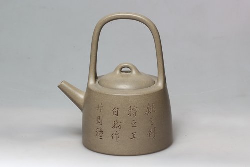 徐小平紫砂壶 曼生提梁 