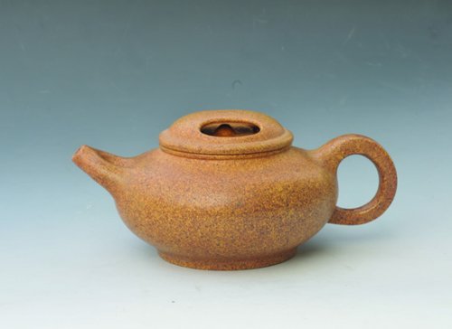 周古梅紫砂壶 金牛 