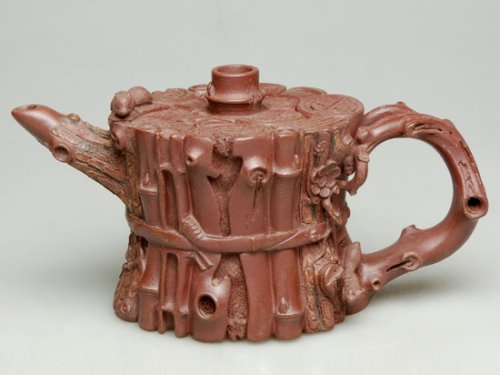 郑永平紫砂壶 束柴三友  190cc 