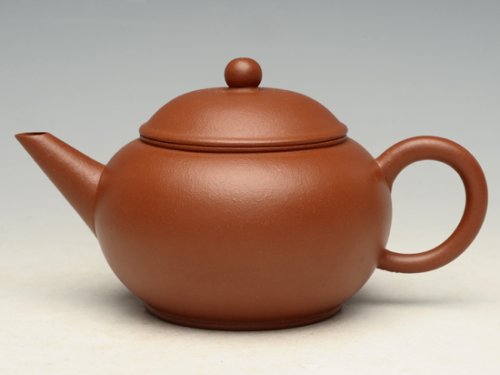 蒋彩萍紫砂壶 水平 泥料：朱泥 150cc 