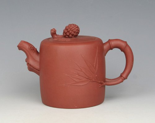 孙杰紫砂壶 松竹  