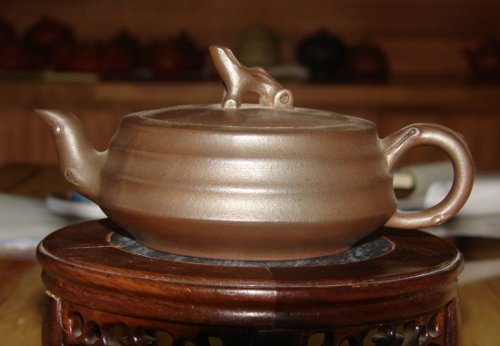 蒋美平紫砂壶 高升壶 