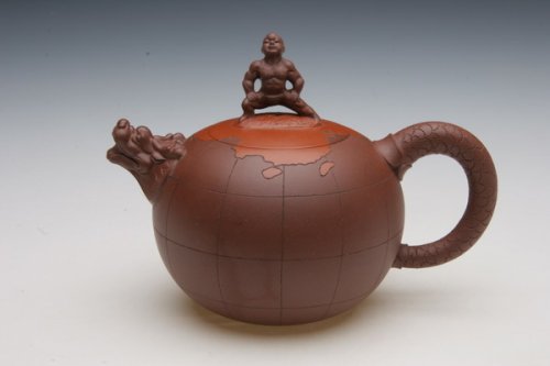 范国勤紫砂壶 顶天立地 