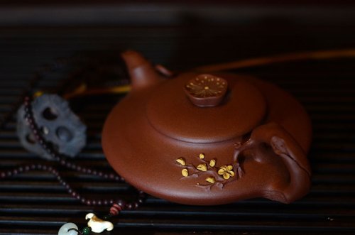 袁冬平紫砂壶 青梅竹马 