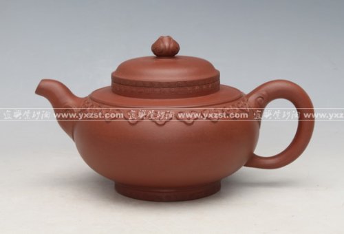 陈盘新紫砂壶 云肩如意 