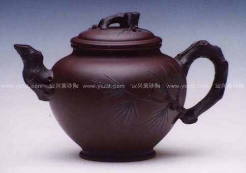 周伟光紫砂壶 劲松 