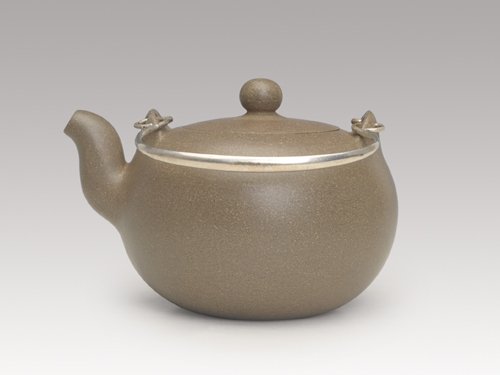 朱建明紫砂壶 银把一粒珠 