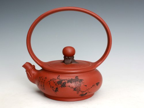 强建红紫砂壶 美紫砂 