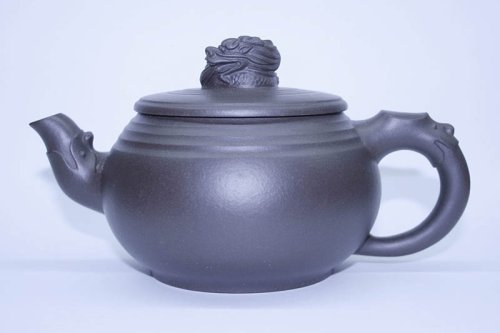 吴亚克紫砂壶 祥龙戏水 