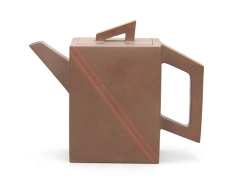 裴顺良紫砂壶 斜方 