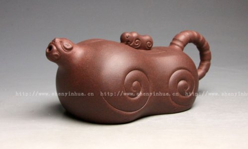 沈寅华紫砂壶 虎将壶 