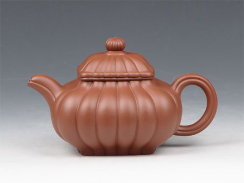 冯盘军紫砂壶 筋纹传炉 