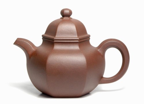 陈正初紫砂壶 六方掇球 350CC 