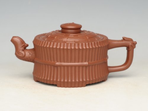 邵文紫砂壶 八卦龙头一捆竹 