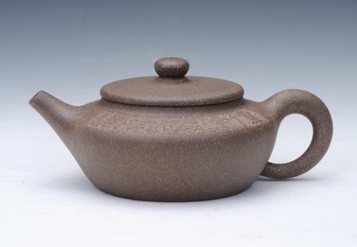 陈国华紫砂壶 双扁 