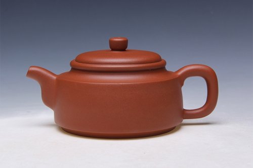 朱国强紫砂壶 扁韵 