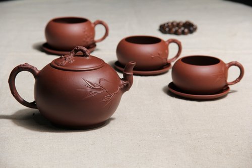 史伟如紫砂壶 三友套壶 