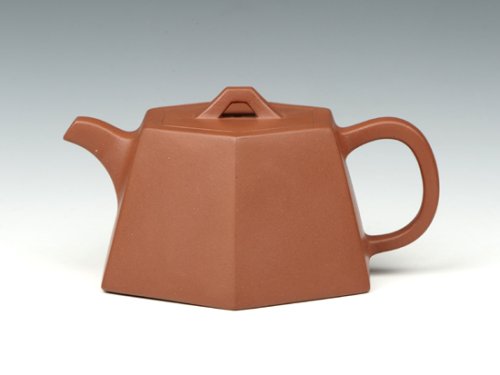 吴玉群紫砂壶 六方井 