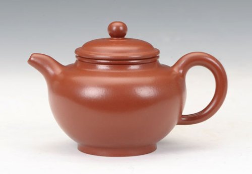 郁晴紫砂壶 朱泥小掇只 