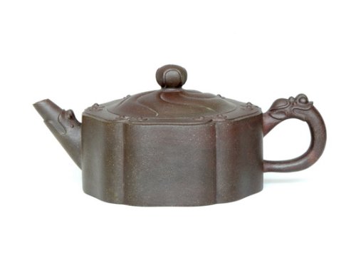 黄伟忠紫砂壶 双龙戏珠 