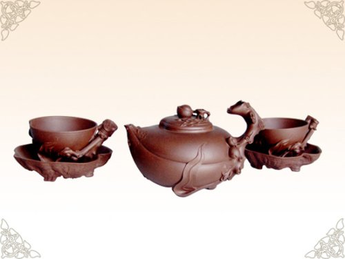 范顺君紫砂壶 寿桃组壶 