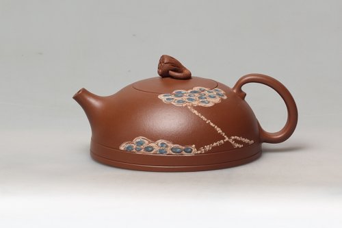 张彩萍紫砂壶 禅莲 