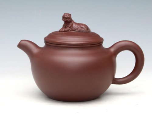 朱新南紫砂壶 卧虎藏龙（紫泥）380ML 