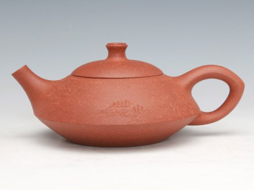 冯文娟紫砂壶 曲壶（降坡泥） 