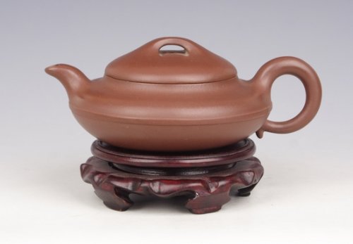 佘勤南紫砂壶 线圆   银奖 