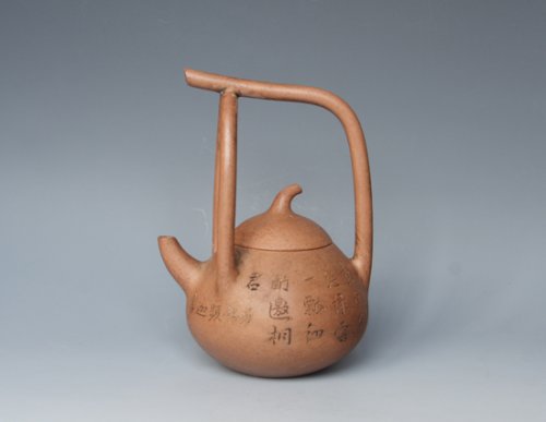 贾爱民紫砂壶 曼生提梁2 