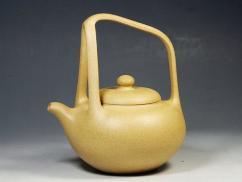 邹健紫砂壶 淘淘提梁 