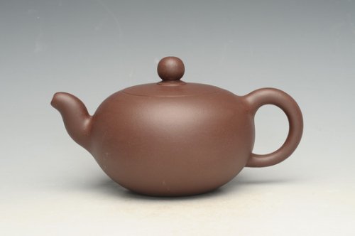 储栋平紫砂壶 圆珠 
