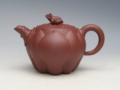 沈永娟紫砂壶 莲心荷花 副本 