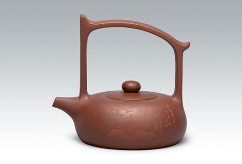 羊建鹏紫砂壶 安居提梁 350CC 