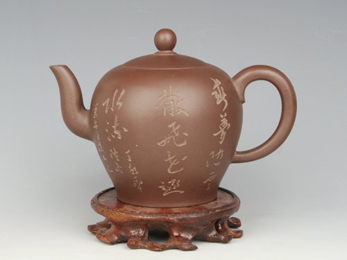 孙杰紫砂壶 美人肩 