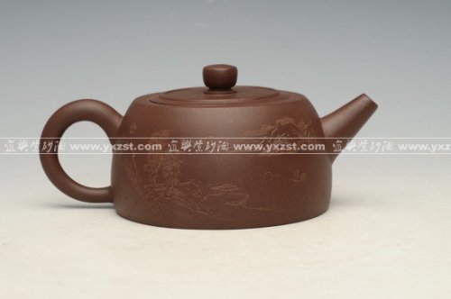 张傲君紫砂壶 扁井栏 