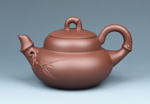 张勇强紫砂壶 仙竹壶 
