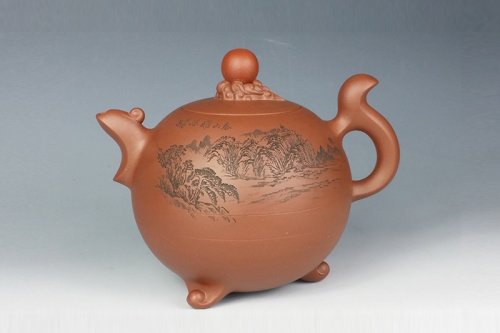 汪成琼紫砂壶 和谐世界，美国总统专用 