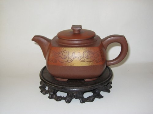 徐建芳紫砂壶 砂方云龙壶 