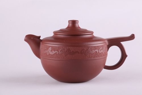 黄自英紫砂壶 金鸡纳福壶 