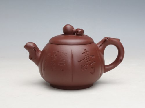 许华强紫砂壶 寿桃壶 