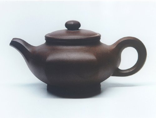 周俊鹏紫砂壶 六方 