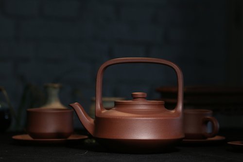 董亚芳紫砂壶 提壁提梁 