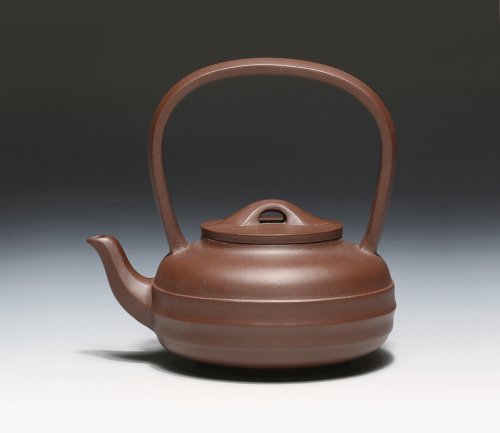 谈碧云紫砂壶 云智提梁 