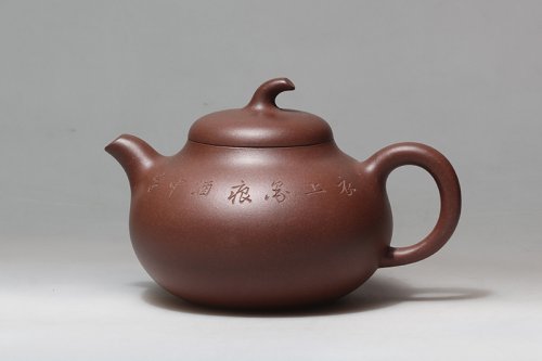 杨逸文紫砂壶 茄段 