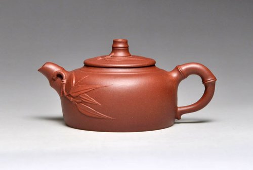 吴建平紫砂壶 《天竹》 泥料：清水泥 200 