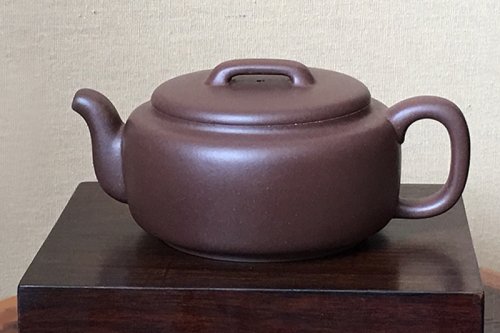 鲍青紫砂壶 中壶 