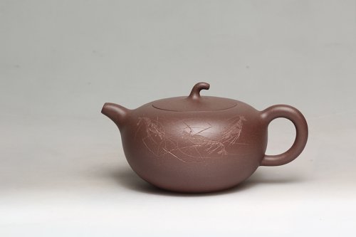 应卫琴紫砂壶 圆珠 